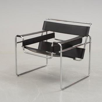 A "Wassily" chair by Marcel Breuer, Gavina, 1970s.