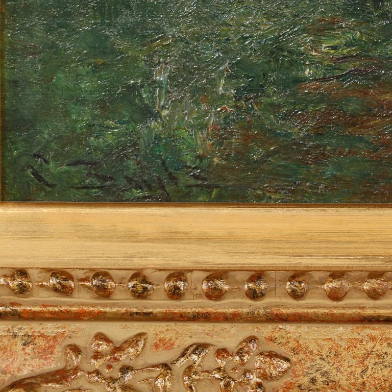 GEORGE BOYLE, olja på pannå, signerad.