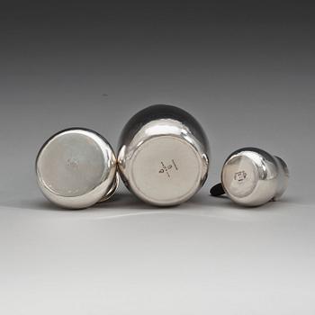 A Georg Jensen sterling coffee set, Copenhagen 1929.