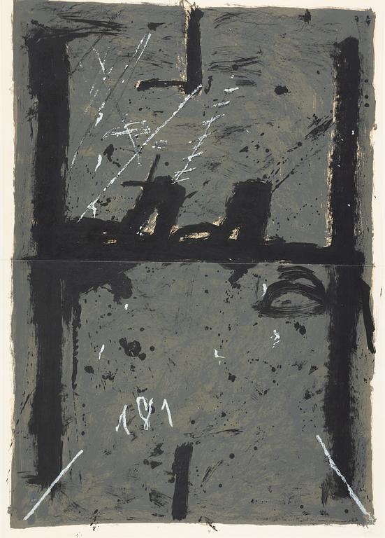 Antoni Tàpies,  "La grande grise".