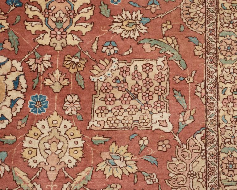 SEMI-ANTIQUE TABRIZ GHANADI. 333 x 248,5 cm.