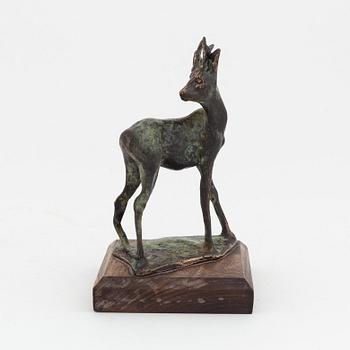 Torbjörn Forsberg, skulptur, brons, signerad. Daterad 1996. Höjd 16,5 cm.