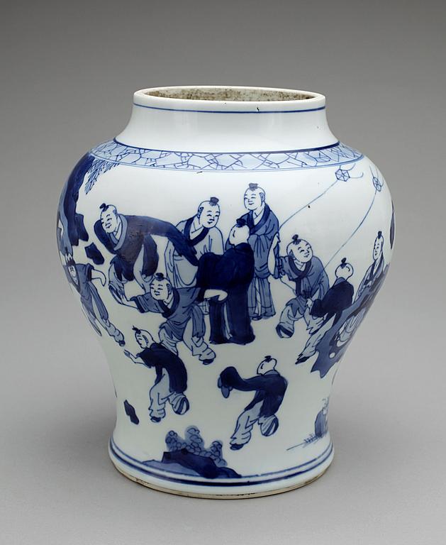 VAS, porslin, Kangxistil, Kina, 1800-tal.