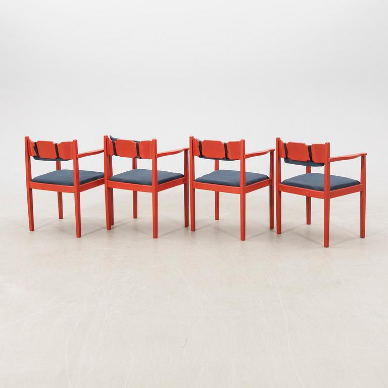 Armchairs, 4 pcs, second half of the 20th century, Boman Oy Finland.