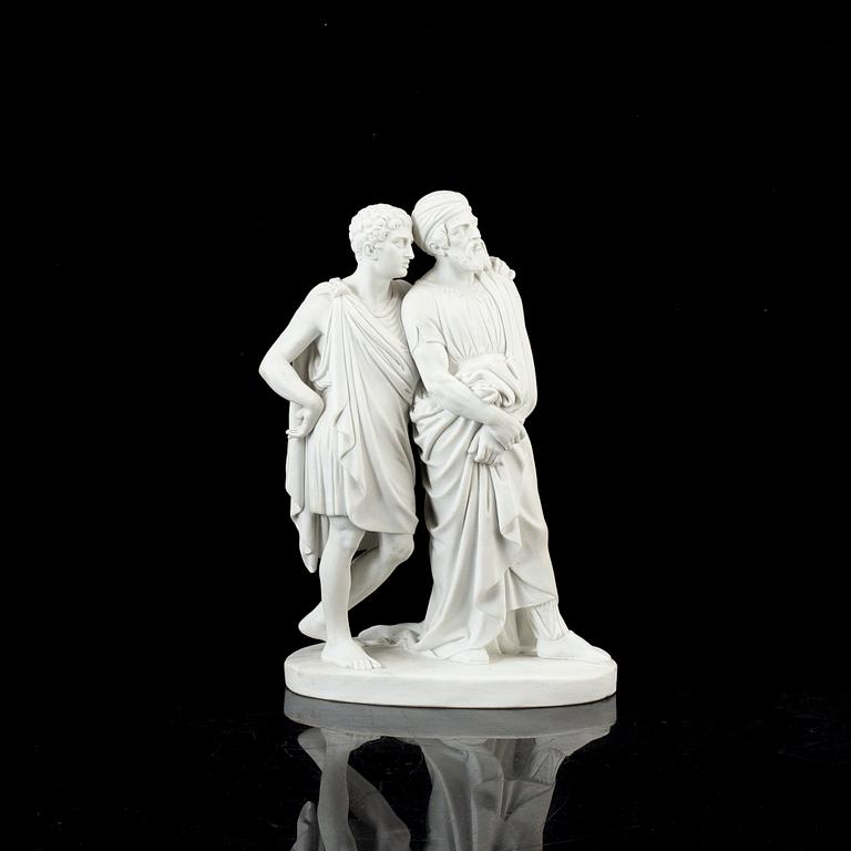 BERTEL THORVALDSEN, arter. A porcelain sculpture, Bing & Gröndahl, Denmark.