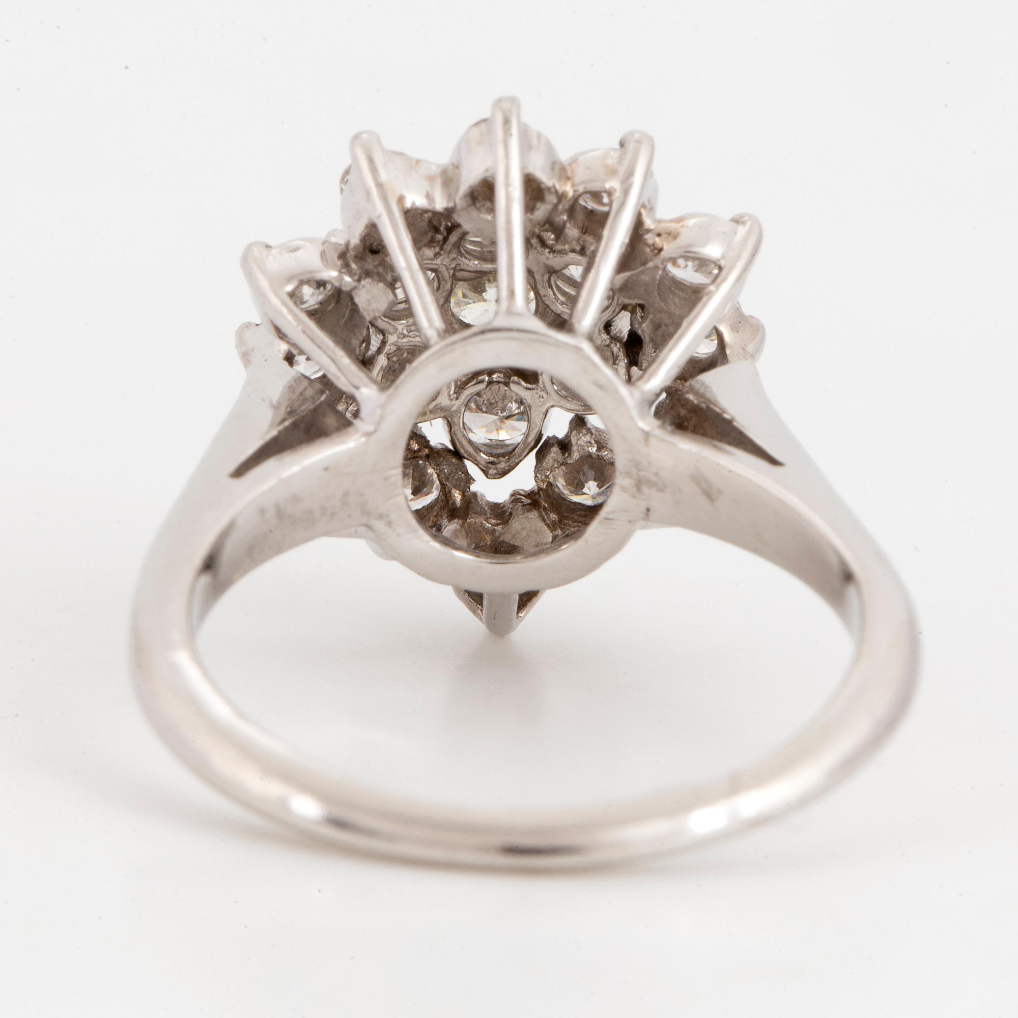 Brilliant-cut diamond ring, ca 1,20 ct.