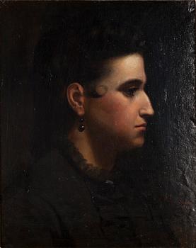 Albert Edelfelt, Lady in Black.