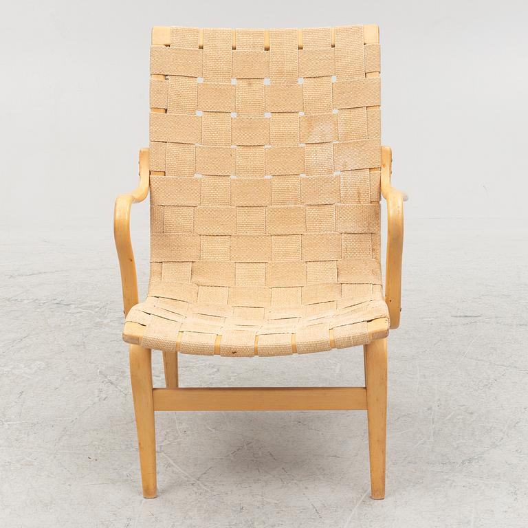 Bruno Mathsson, an "Eva" armchair, Firma Karl Mathsson, Sweden, 1968.