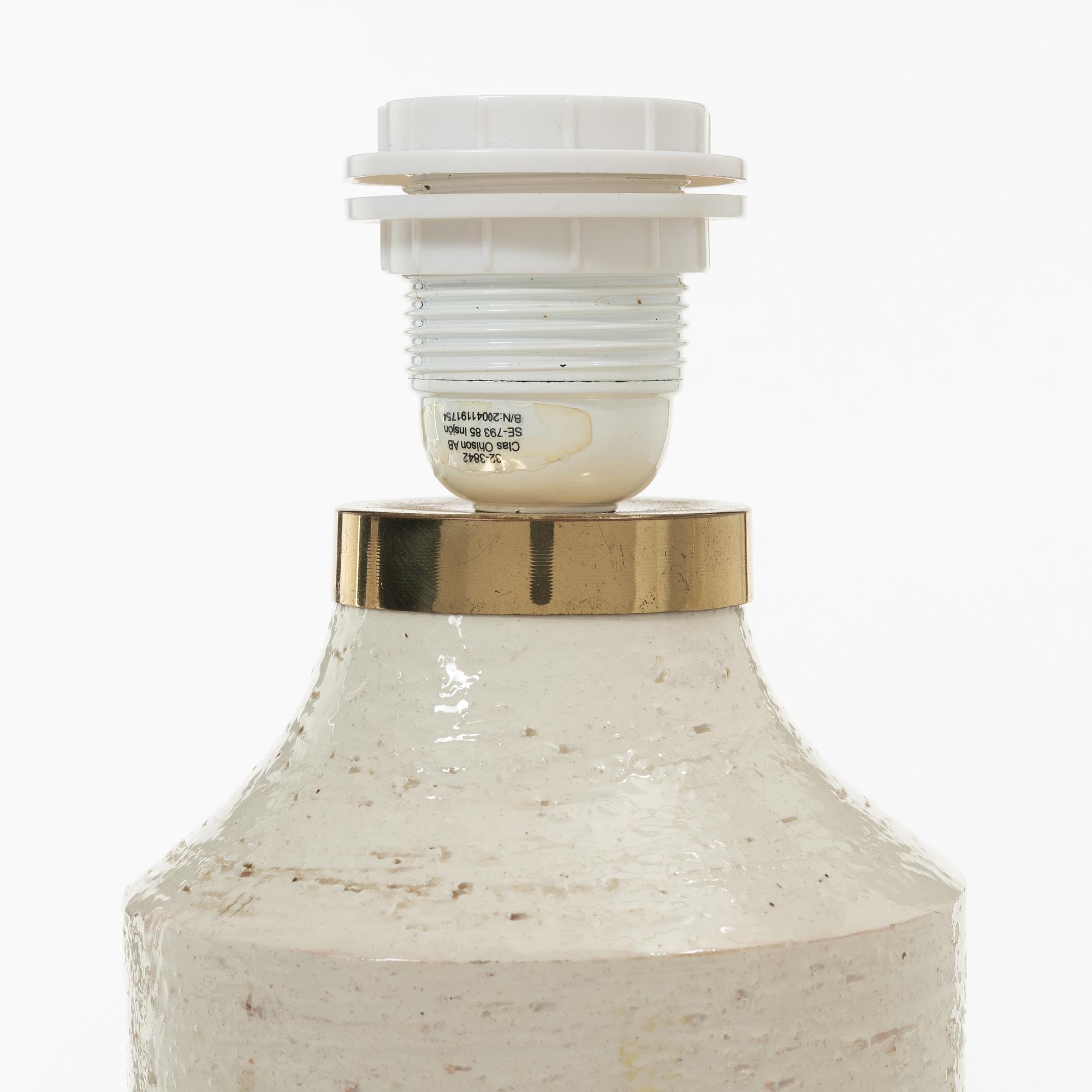 Bordslampor, 3 st, , Bitossi för Bergboms, 1900-talets andra hälft.