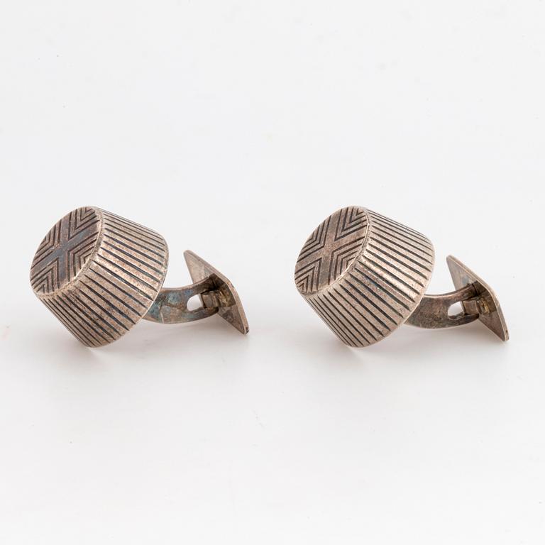 ELON ARENHILL, Gustaf Dahlgren & Co, cufflinks, silver.