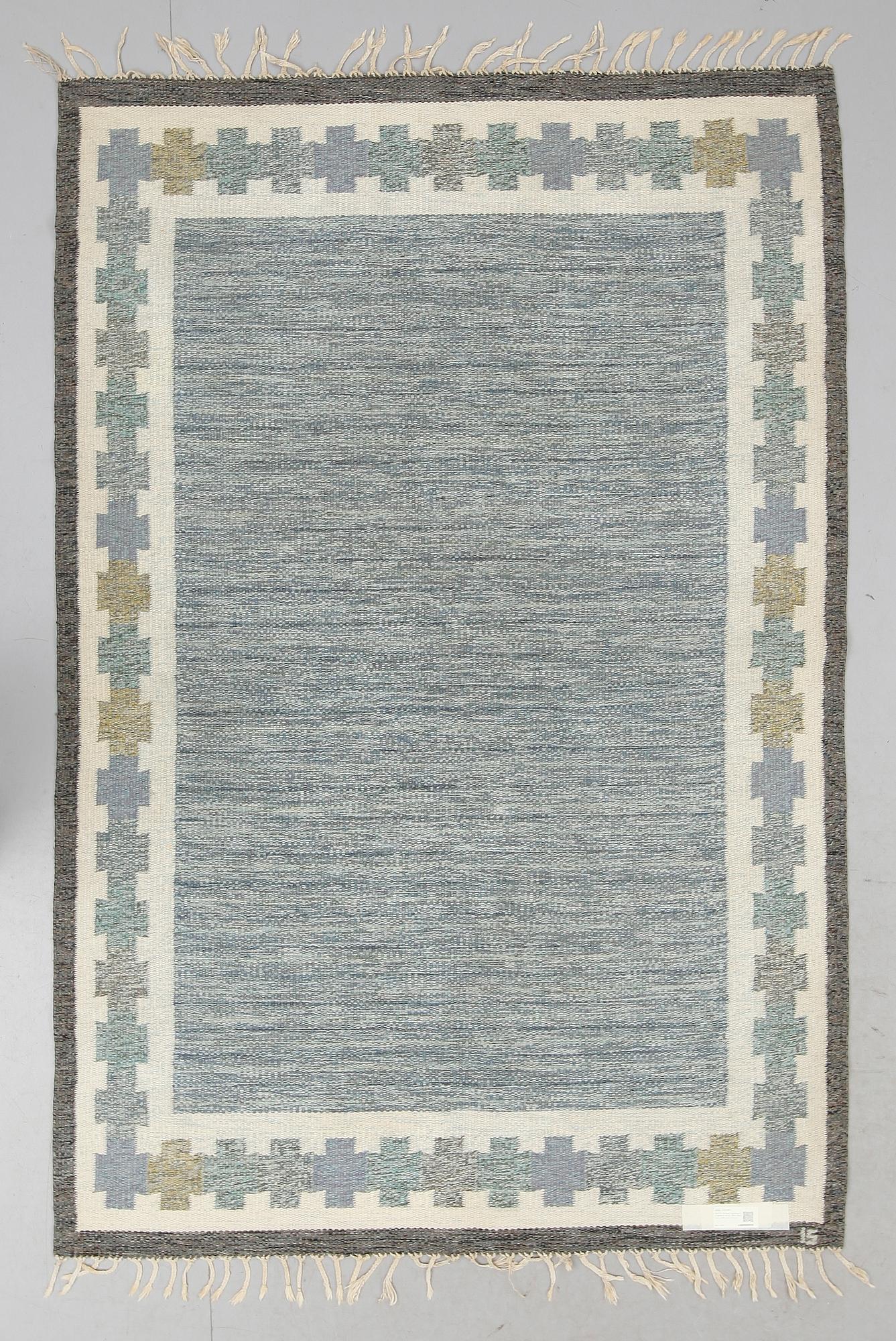 MATTA, Rölakan, signerad IS (Ingegerd Silow), 1900-talets andra hälft. 234 x 157 cm.