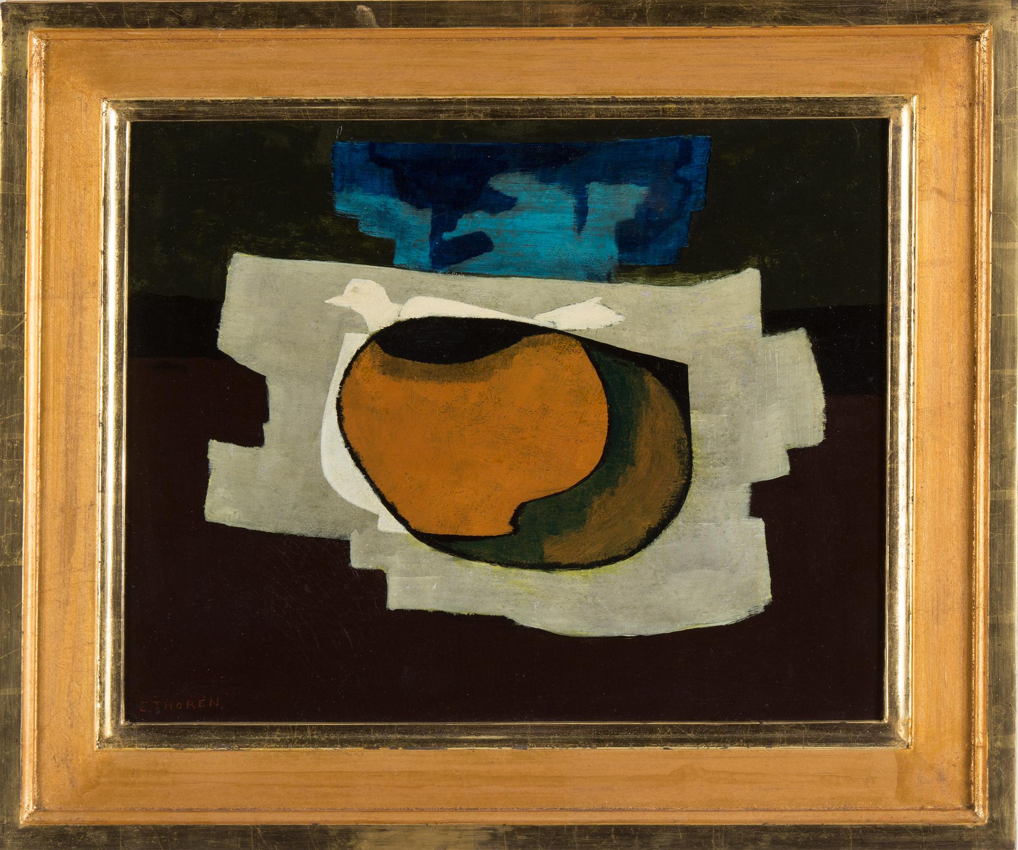 ESAIAS THORÉN, oil lon panel, signed E. Thorén.