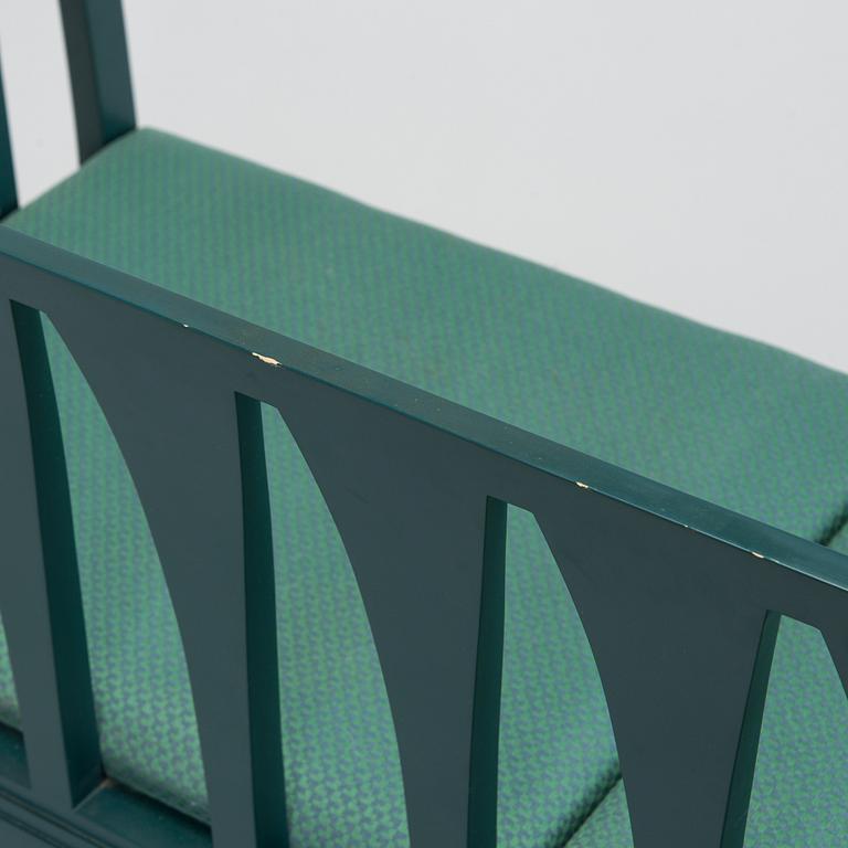 Eliel Saarinen, a “Blue Suite” sofa, Adelta, Finland. Model designed 1929 for Saarinen House, Cranbrook.