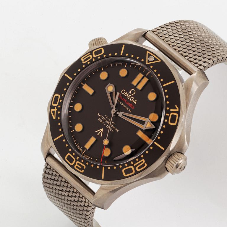 Omega, Seamaster Professional, Diver 300M, "007 Edition James Bond", "No Time To Die", armbandsur, 42 mm.