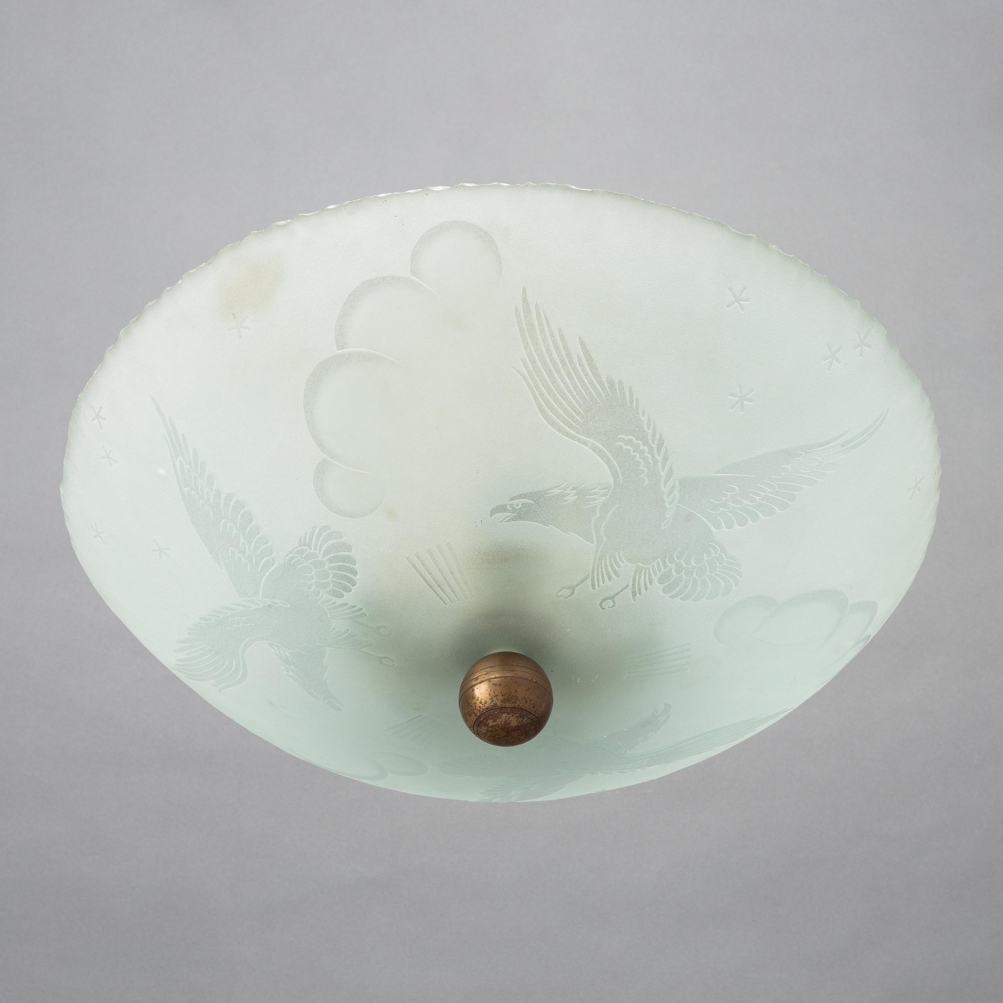A ceiling lamp, 1930's/40's.