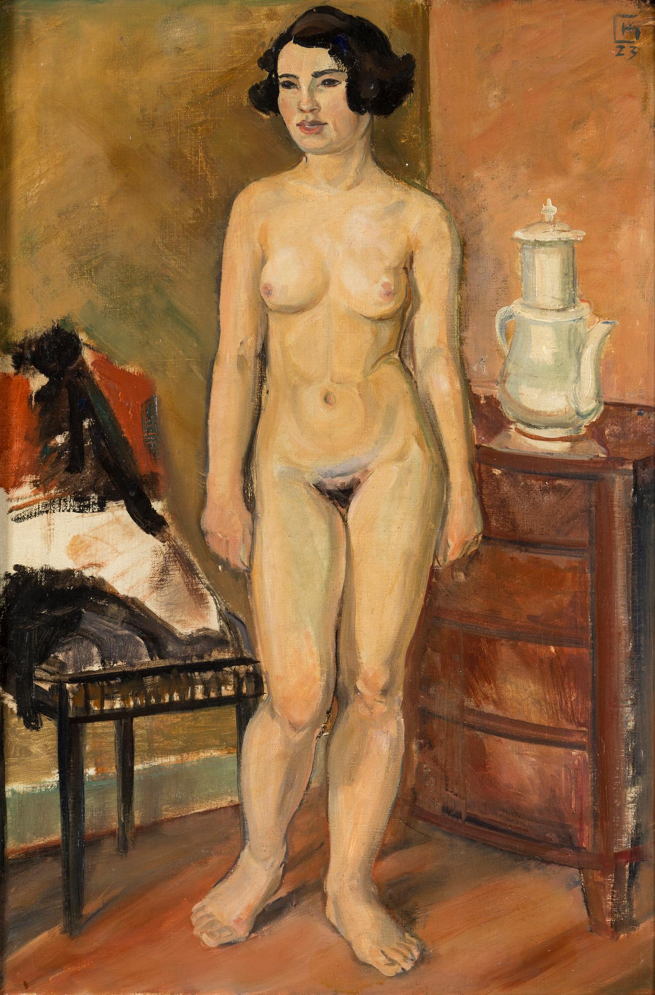 HUGO GEHLIN, Oil on canvas, signerad och daterad -23.