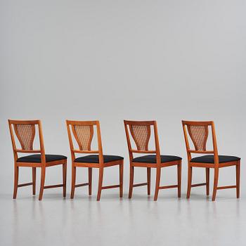 Stolar, 4 stycken, Sverige 1900-talets andra hälft.