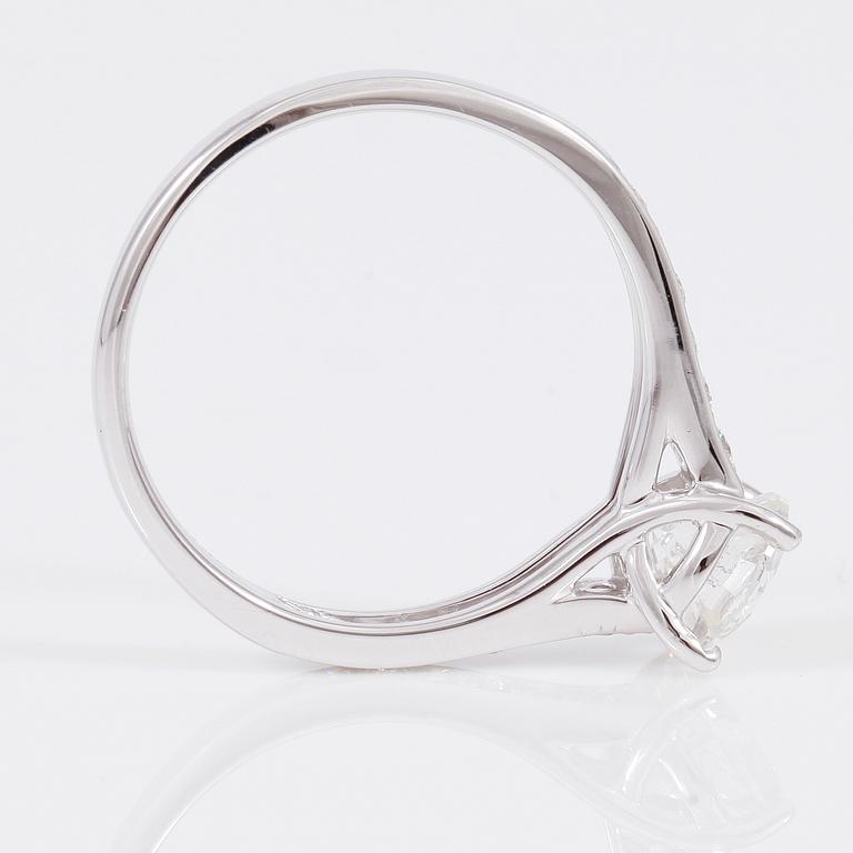 RING, briljantslipade diamanter totalt ca 1.19 ct.