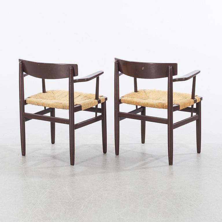 BØRGE MOGENSEN, a set of two Öresund chairs.