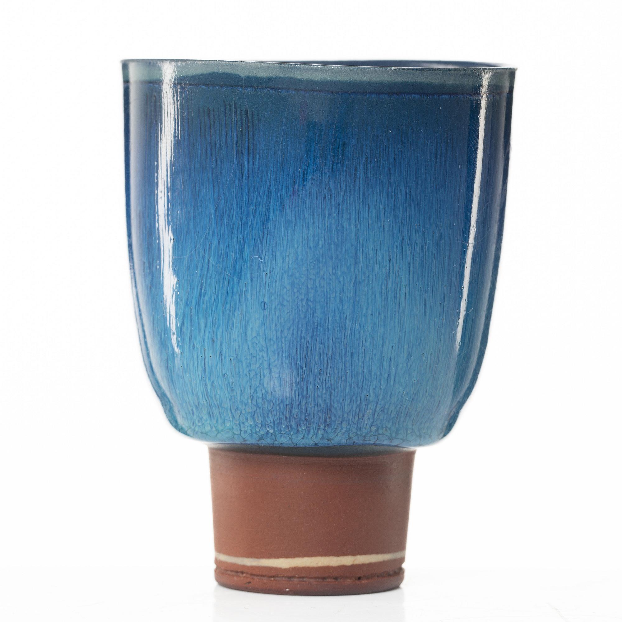 Wilhelm Kåge, a 'Farsta' stoneware vase, Gustavsbergs stduio 1958.