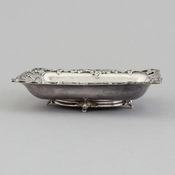 An 19th century silver dish from the Ottoman empire.