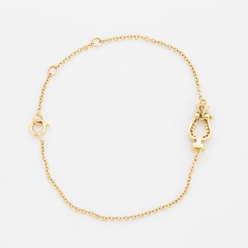 Armband med briljantslipade diamanter.