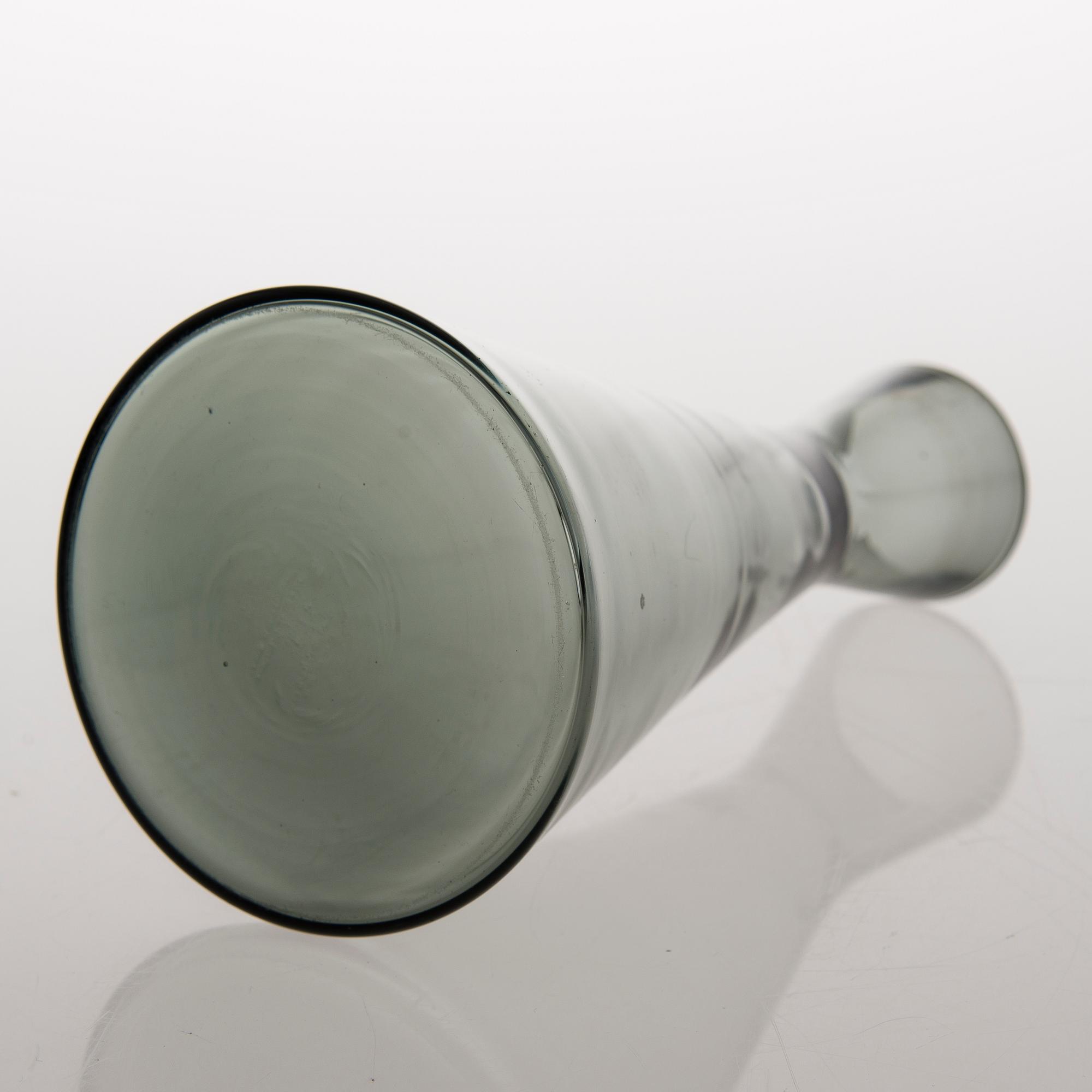 A set of six 'Kartio' glasses and a glass carafe, mid-20th Century.