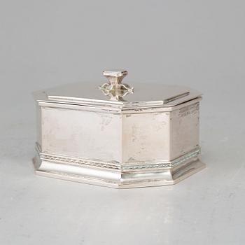 A silver box from K Anderson, Stockholm, 1935.