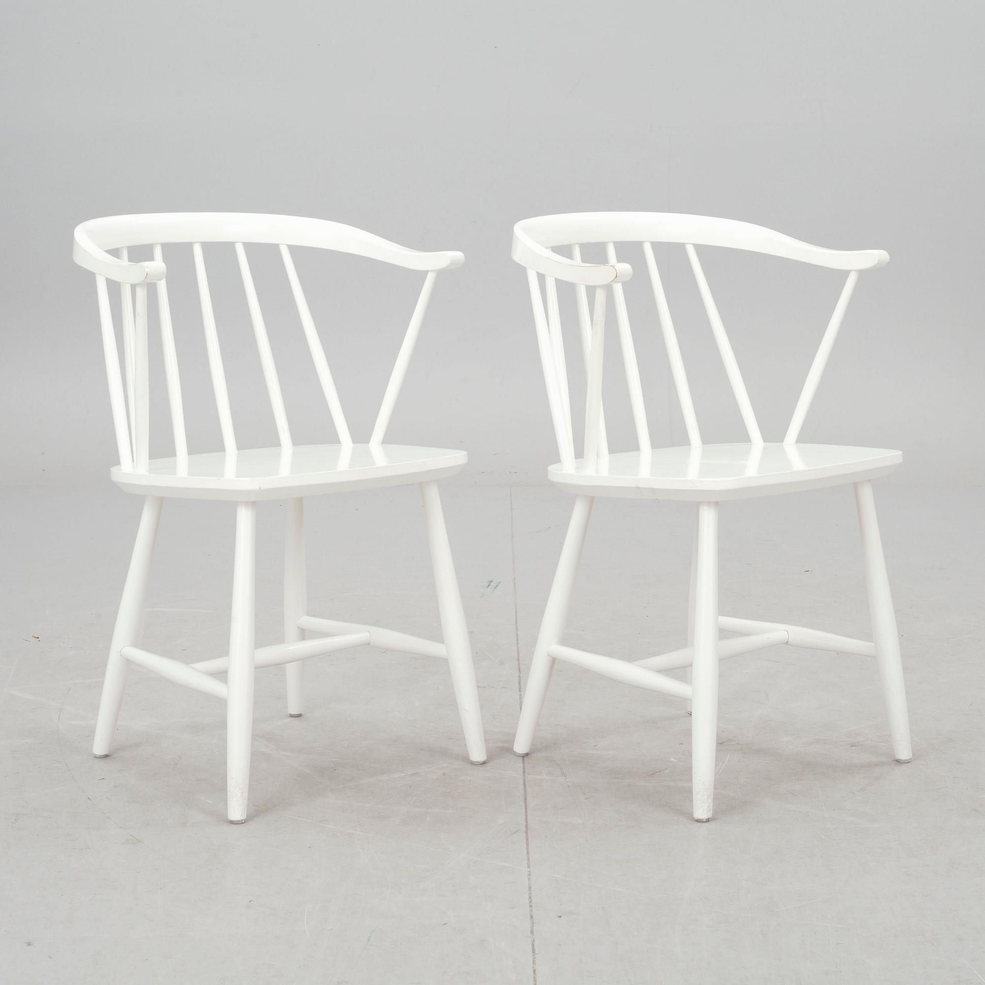 STOLAR, ett par, Nesto, Nässjö stolfabrik, 1900-talets andra hälft.