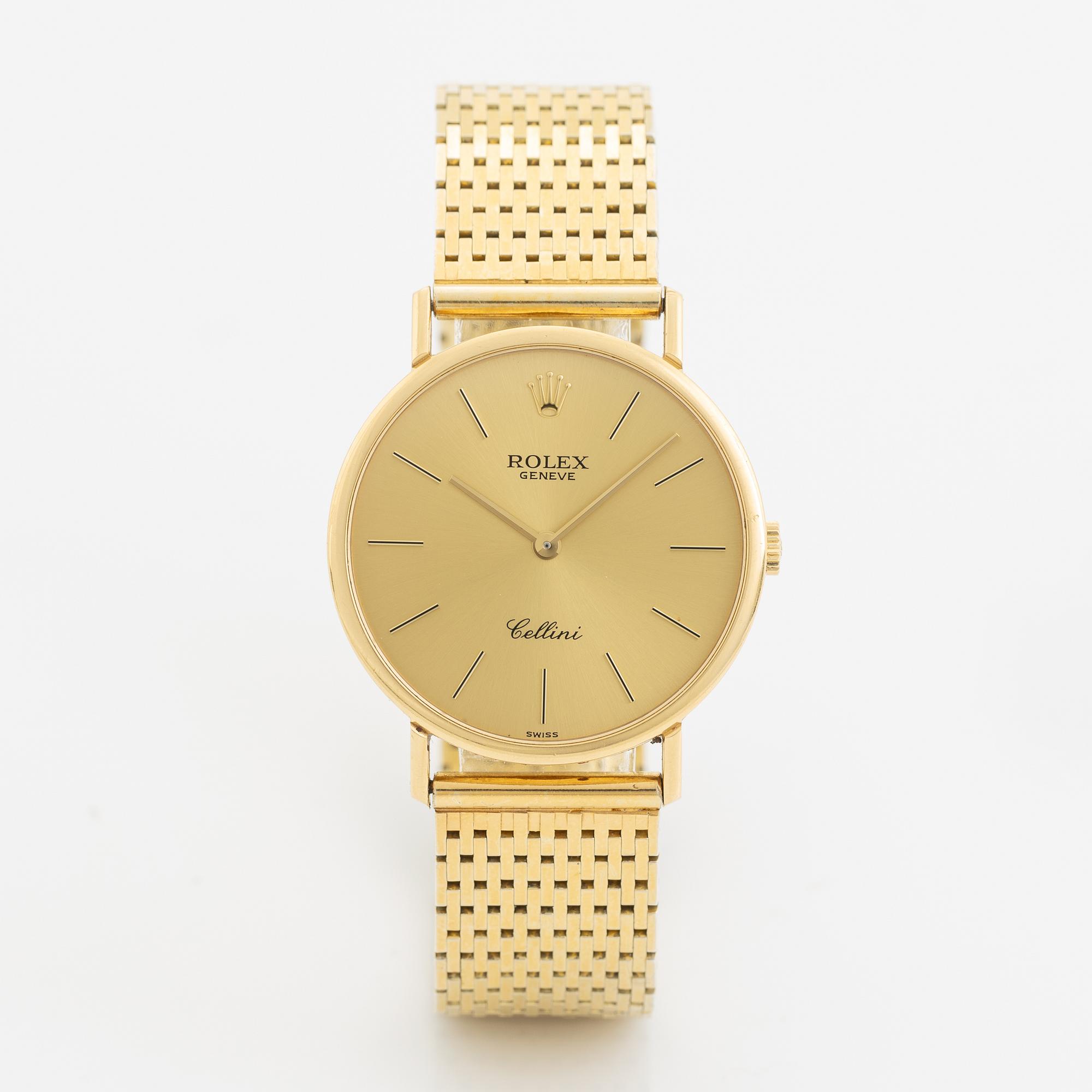 Rolex, Genève, Cellini, wristwatch, 32 mm.