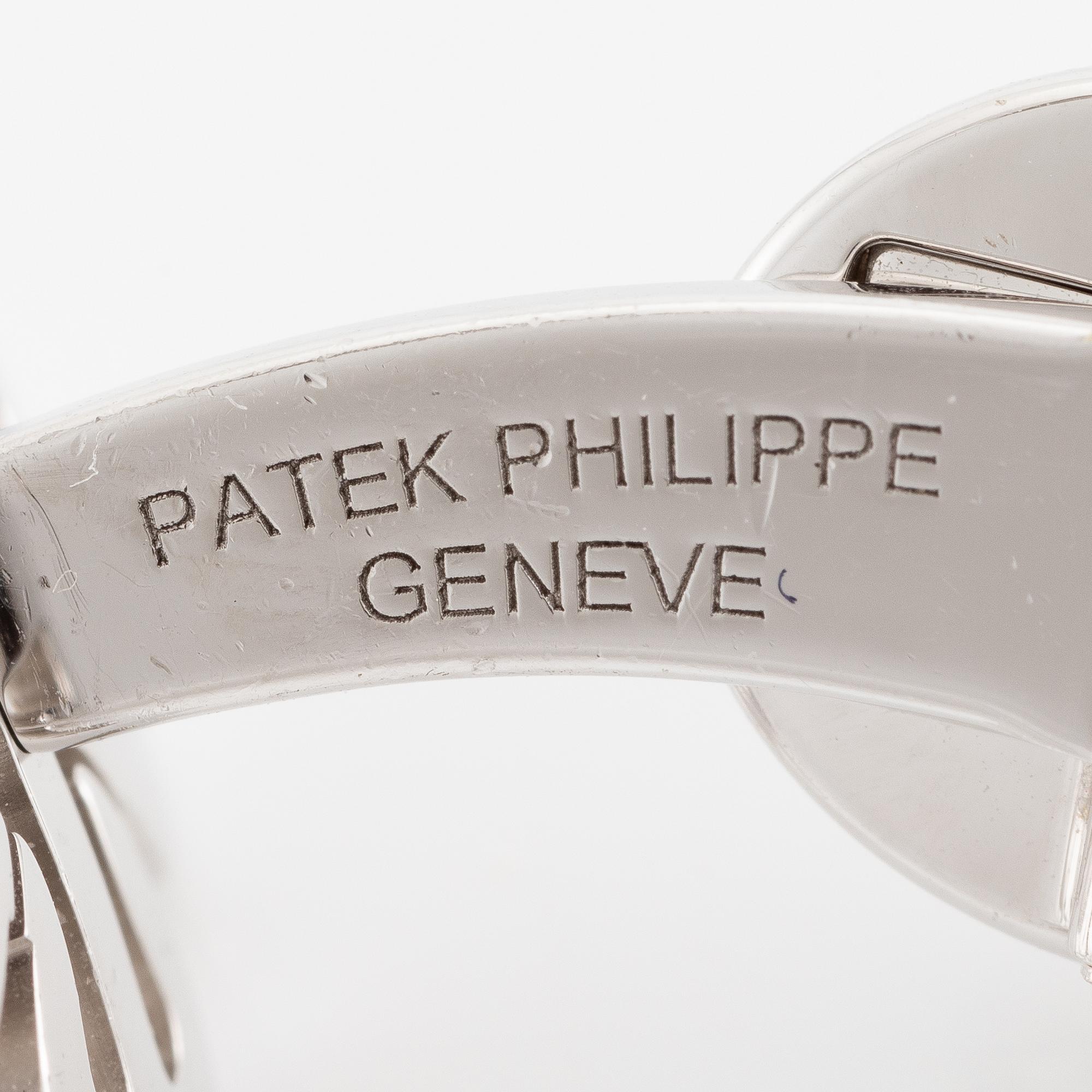 Patek Philippe, Manschettknappar, Calatrava Cross, 18K vitguld.