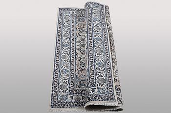 A rug, Nain, part silk, ca 200 x 154 cm.