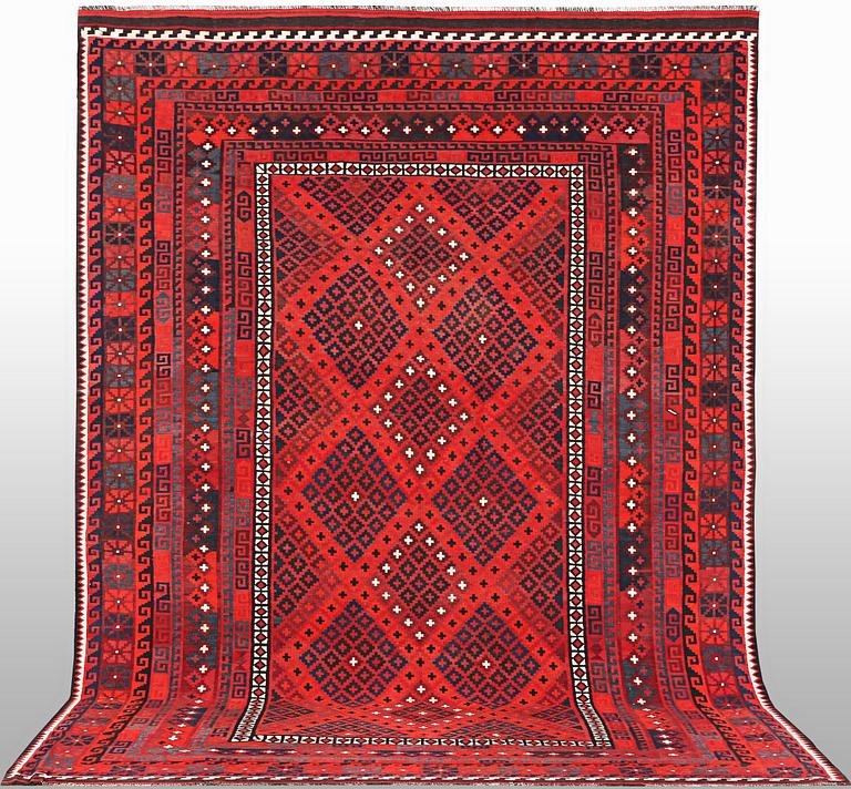 Carpet, Afghan, ca 429 x 255 cm.