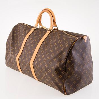 LOUIS VUITTON Monogram Keepall 55 Bag.