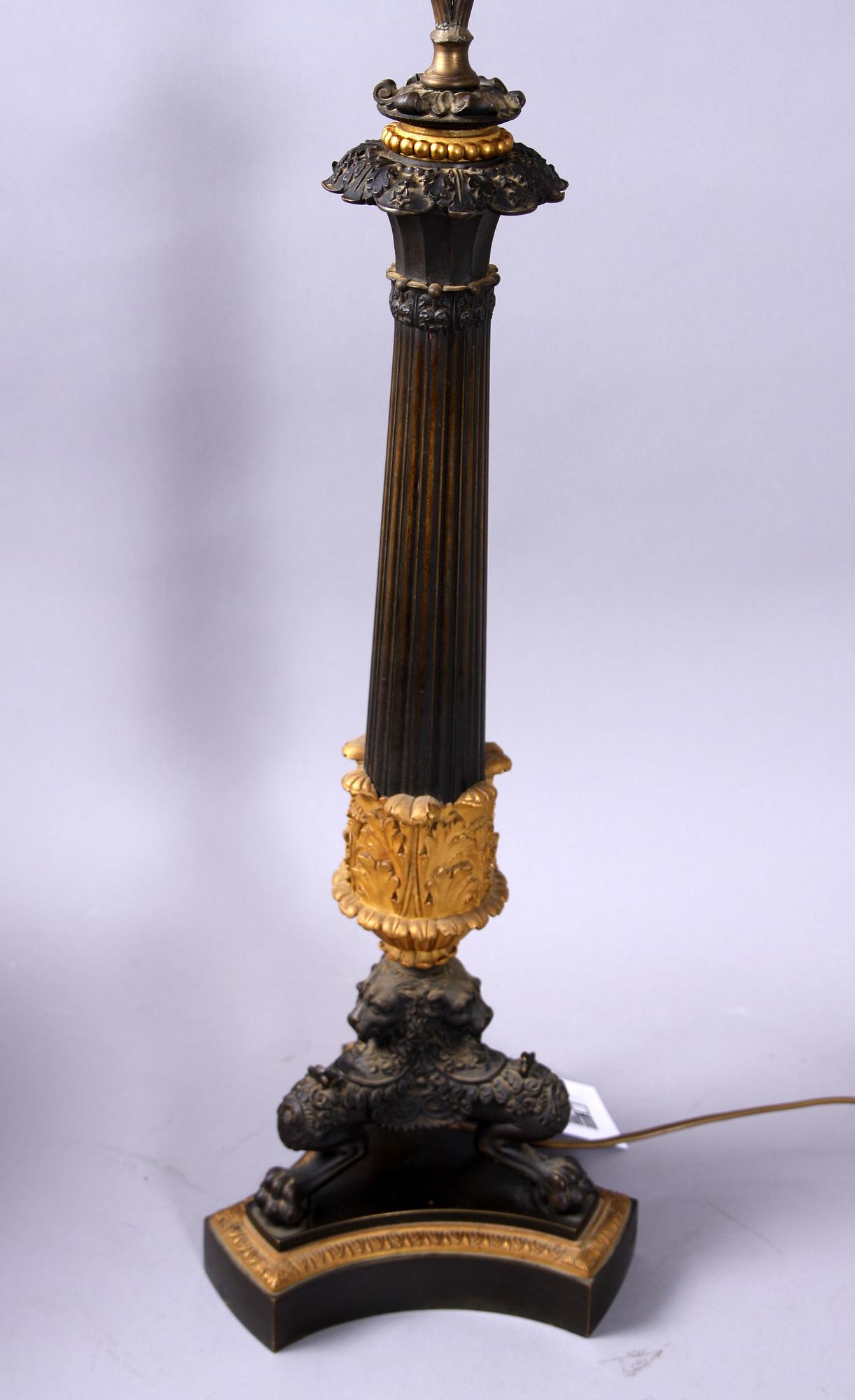 LAMPFOT, senempire-stil, 1900-talets första hälft.