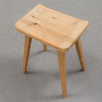 A second half of the 20th century 'Visingsö' stool by Carl Malmsten, Svensk Fur.