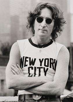 152. Bob Gruen, "John Lennon, NYC, 1974".