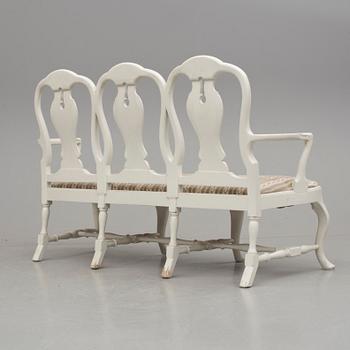 SALONGSGRUPP, 6 delar, Rokokostil, 1900-talets mitt.