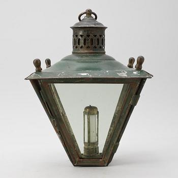 LYKTA, bemålad plåt, 1800-tal.