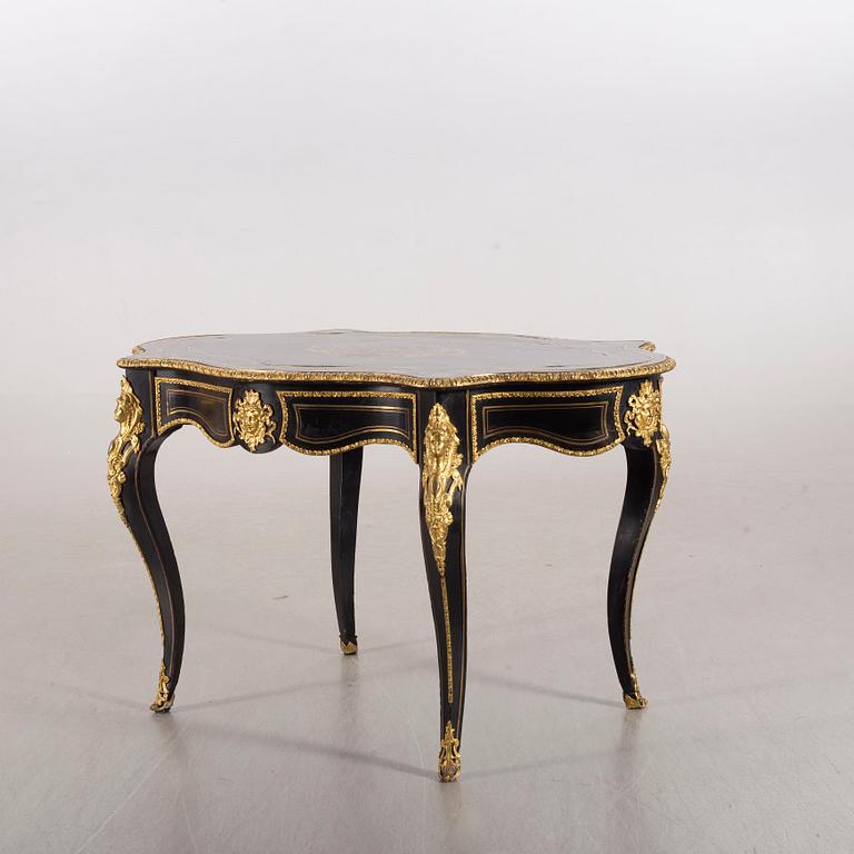 SKRIVBORD, boulle-stil, 1800-talets andra hälft.