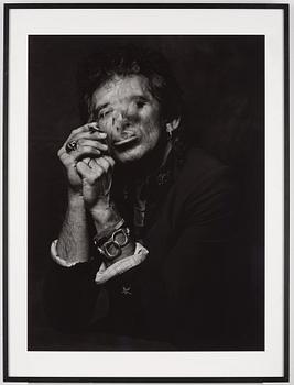 Albert Watson, "Keith Richards, New York City, 1998".