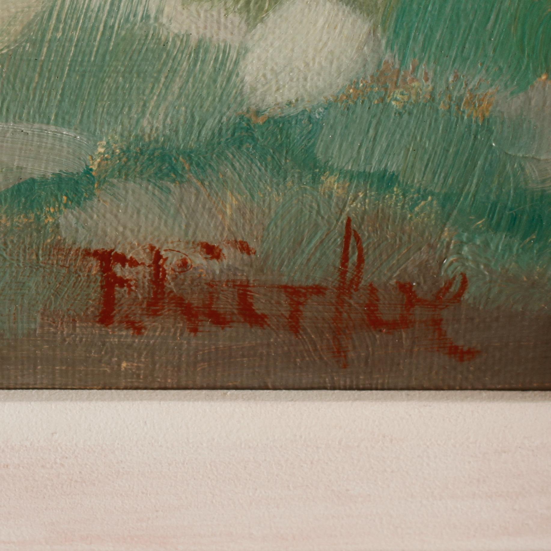 FRITZ KÄRFVE, olja på duk, signerad.
