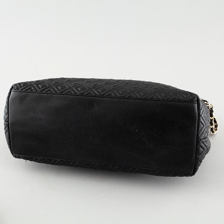 TORY BURCH, "Flemming" väska och plånbok.