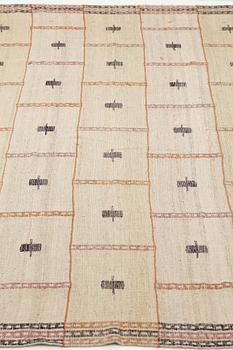 Märta Måås-Fjetterström, A DRAPE, "Gul våd", flat weave, ca 213 x 113-114,5 cm, signed MMF.