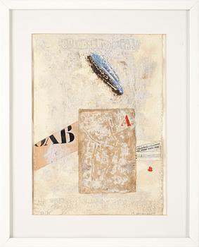 JAMES COIGNARD, carborundumetsning med collage, signerad och numrerad 52/75.