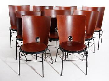 STOLAR, 9 st. "Oblado". Design Börge Lindau, Blå Station, Åhus.