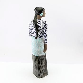 Mari Simmulson, figurine "Balinese" signed Uppsala Ekeby.