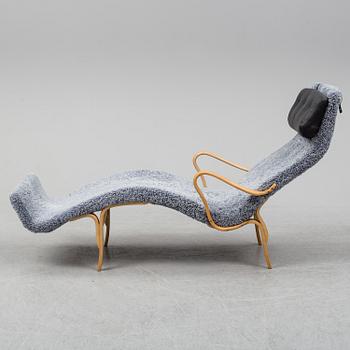 A beechwood 'Pernilla' lounge chair by Bruno Mahtsson for Karl Mathsson, dated 1960.