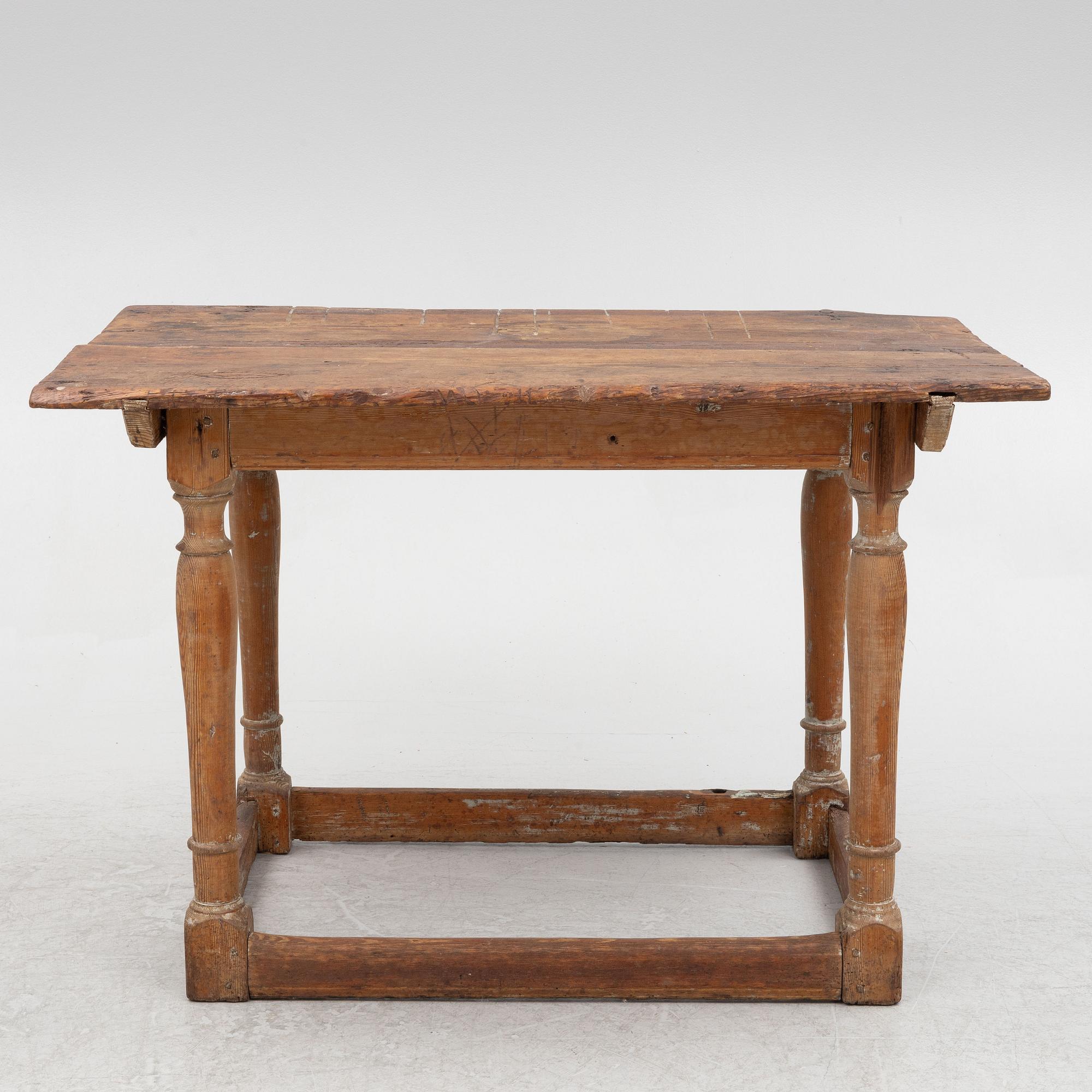A Baroque table, 18th Century.