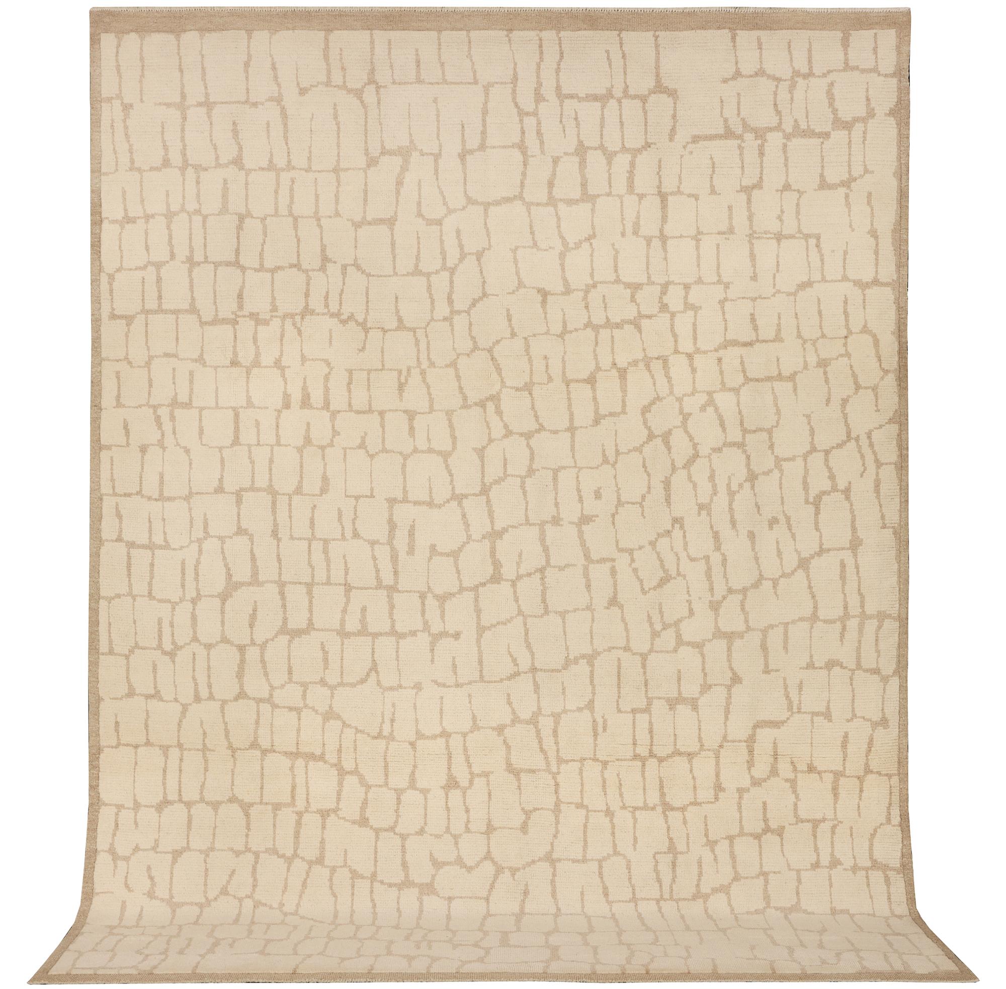 A Moroccan carpet, modern design, c. 358 x 262 cm.